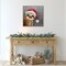 Merry Christmas Sloth by Lucia Stewart Canvas Art Framed